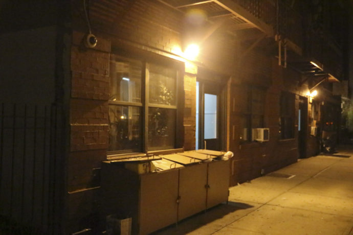 Garbage Bin at East 111th Street between Second and Third Avenues.