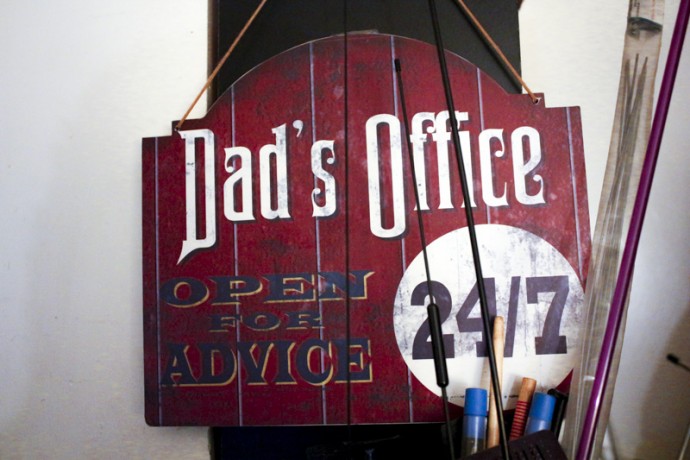 A sign my children got me as a gift.