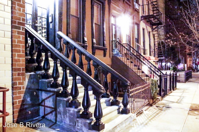 A portion of East 107th Street between Third and Lexington Avenues.