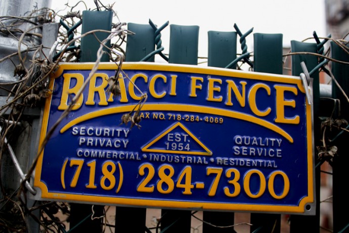 Orange and Blue Sign