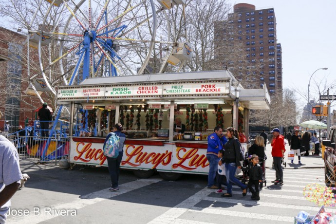 Street Carnival Italian food.