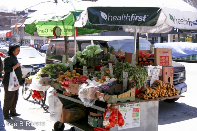 Vegatable Stand on East 96th Street.