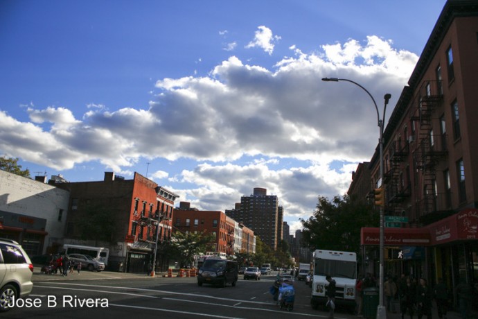 Open Sky looking toward downtown on Third Avenue from East 111th Street.
