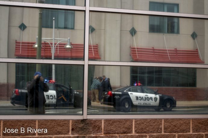 Reflections of a criminal.