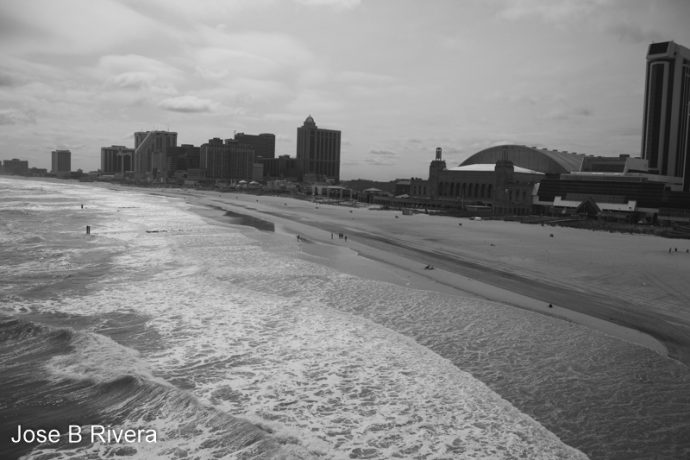 Atlantic City Beach Waves.