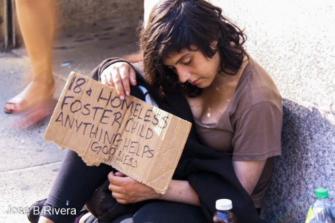 Homeless Foster Girl.