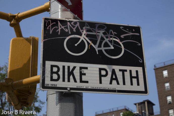 Bike Path Street Sign