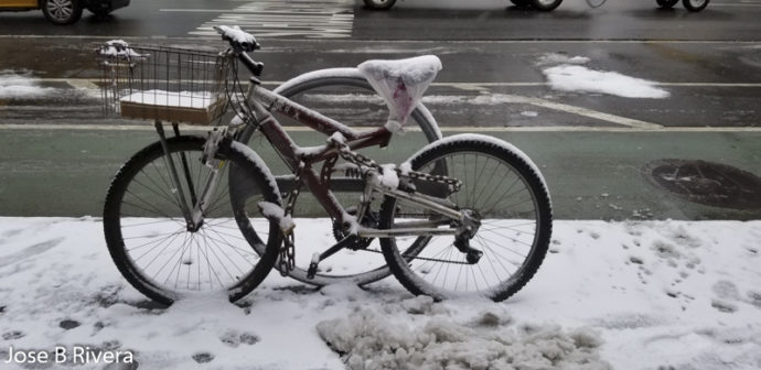 Snowy Bicycle