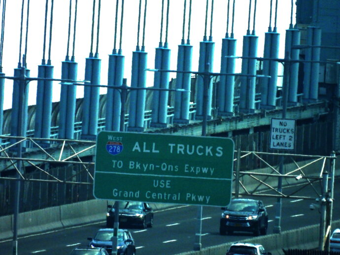 Zoomed In Triboro Bridge Image. Using my new Nikon P950 camera. I was over a quarter to half a mile away.