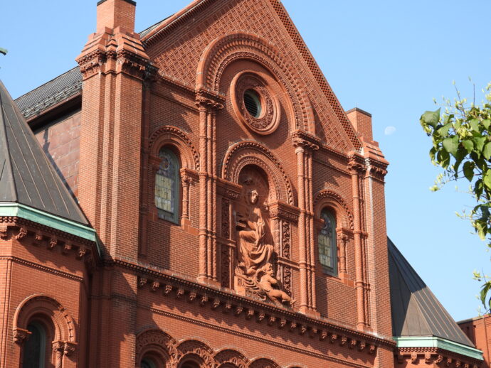 St Cecilia Church at East 106th Street between Lexington and Park Avenues.