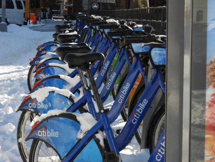 Icy Citi-Bikes